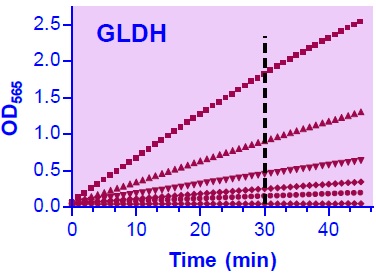 GLDH検量線